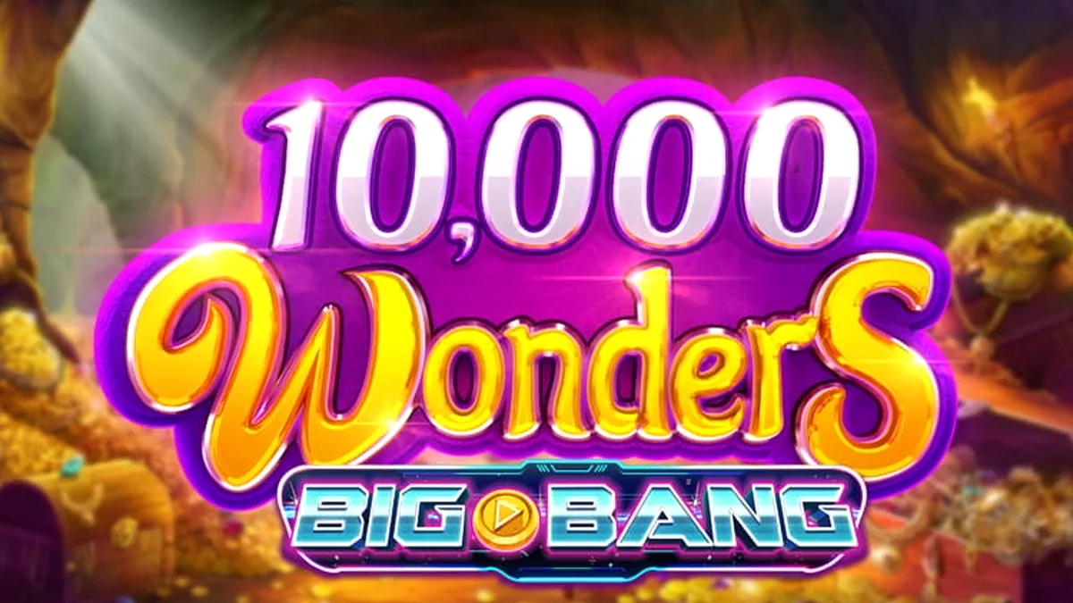 Tampilan visual slot 10,000 Wonders Big Bang dengan nuansa meriah